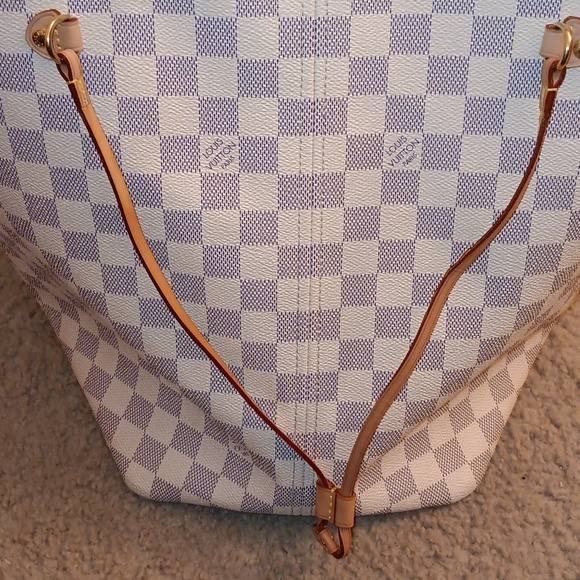 Louis-Vuitton Damier Azur Neverfull GM Tote - Picture 13 of 16